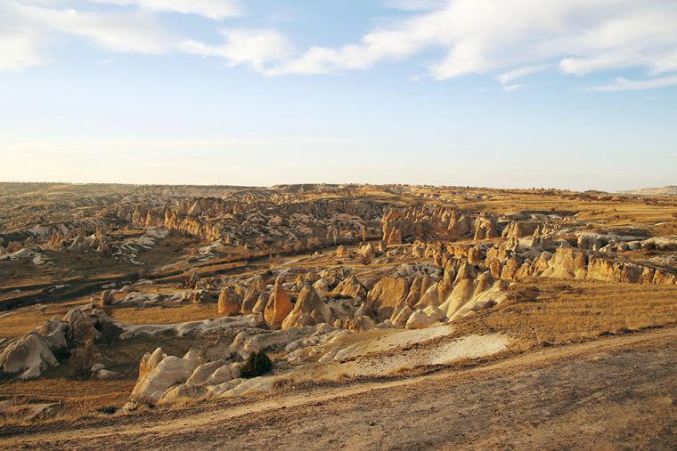Kapadokya - Pancarlı Vadisi’nde Sakin Gün Batımı