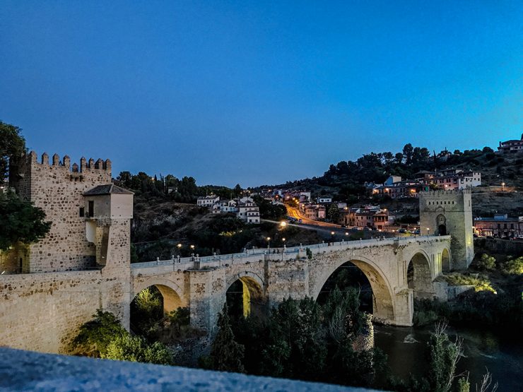 Toledo: Puente de Alcantara Köprüsü