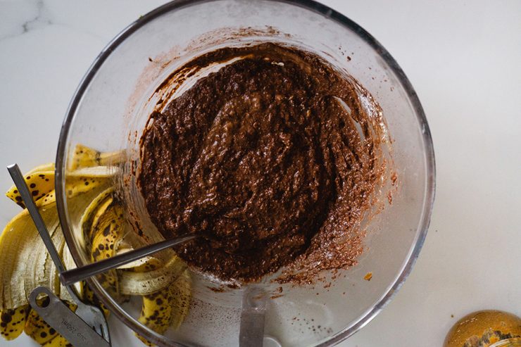 Kakao ve Muzlu Vegan Muffin